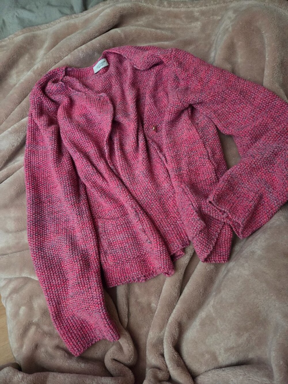 Cocogio Pink Knit Cardigan